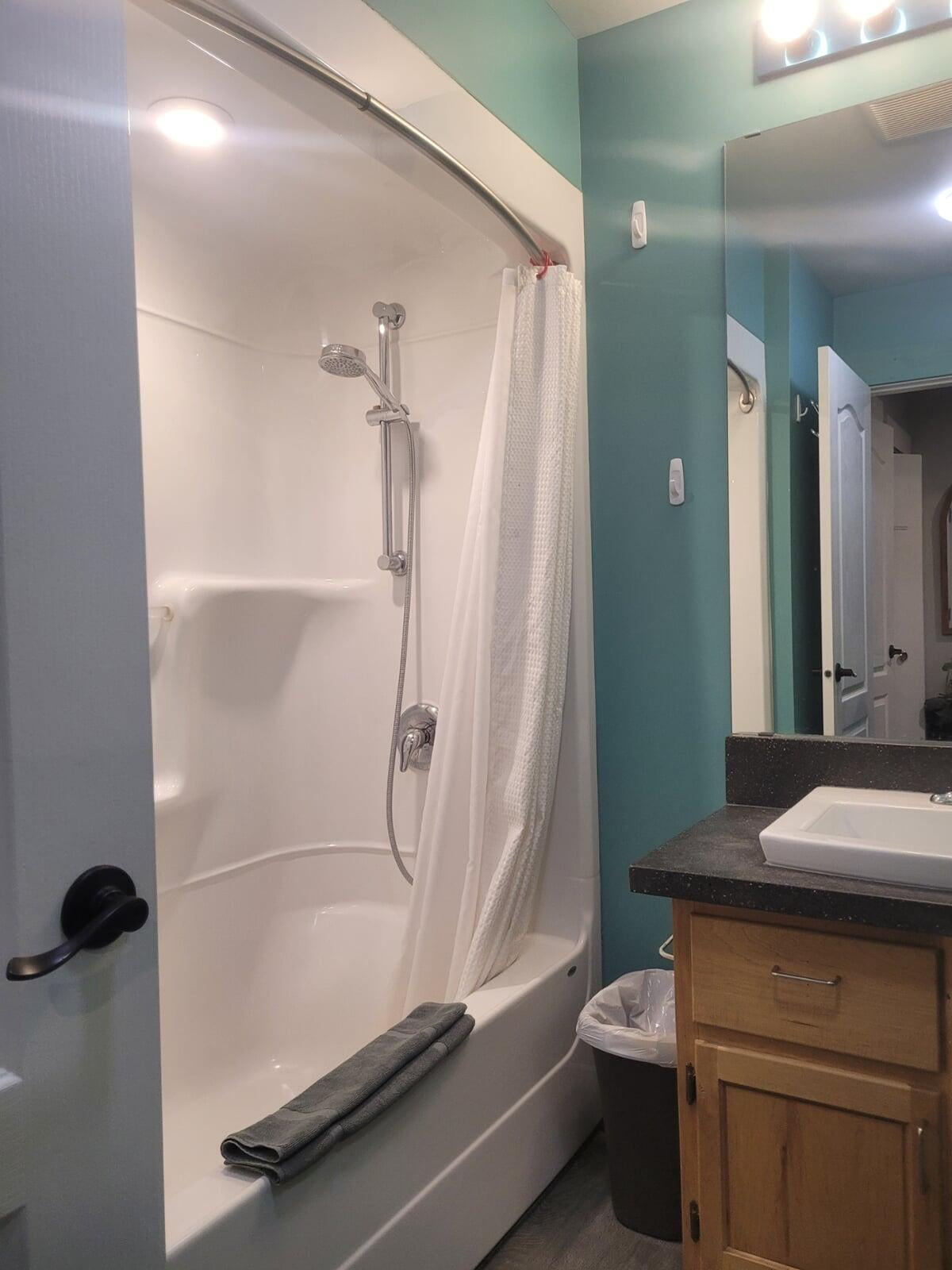 Lower floor living area