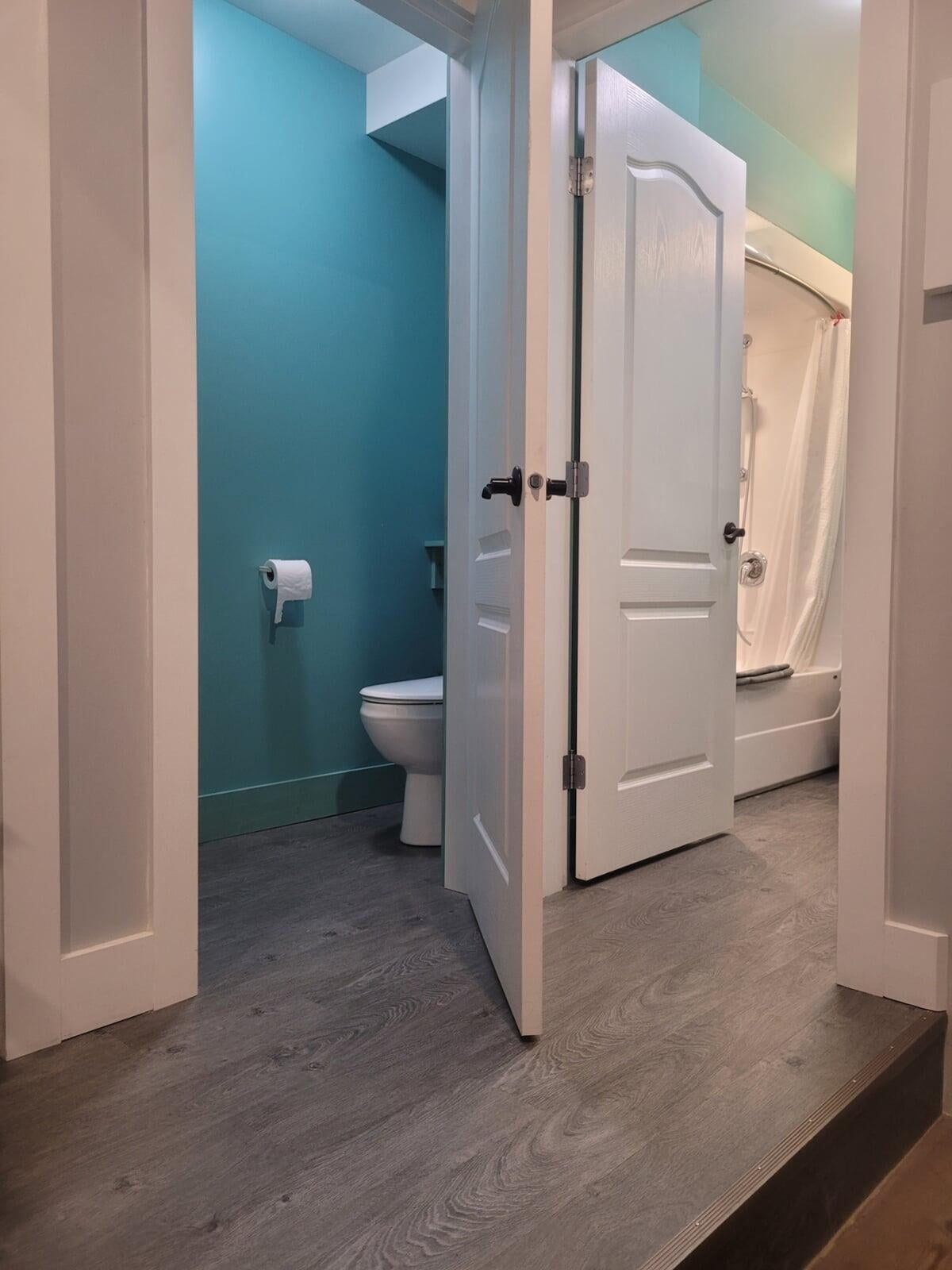 Lower floor living area