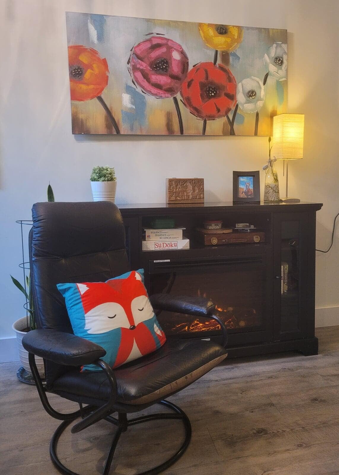 Upper floor living area